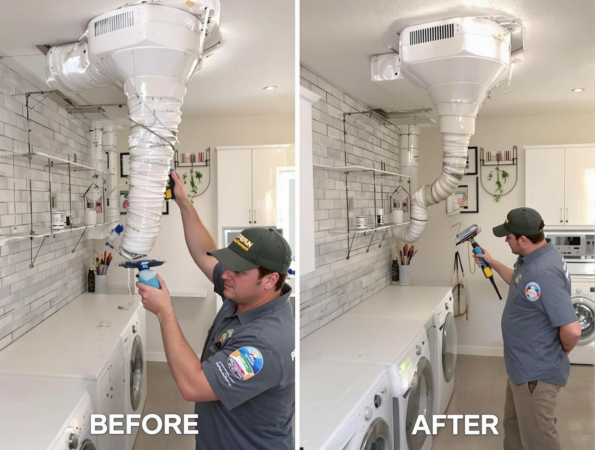 Professional dryer exhaust vent cleaning by Albuquerque Dryer Vent Cleaning in Albuquerque