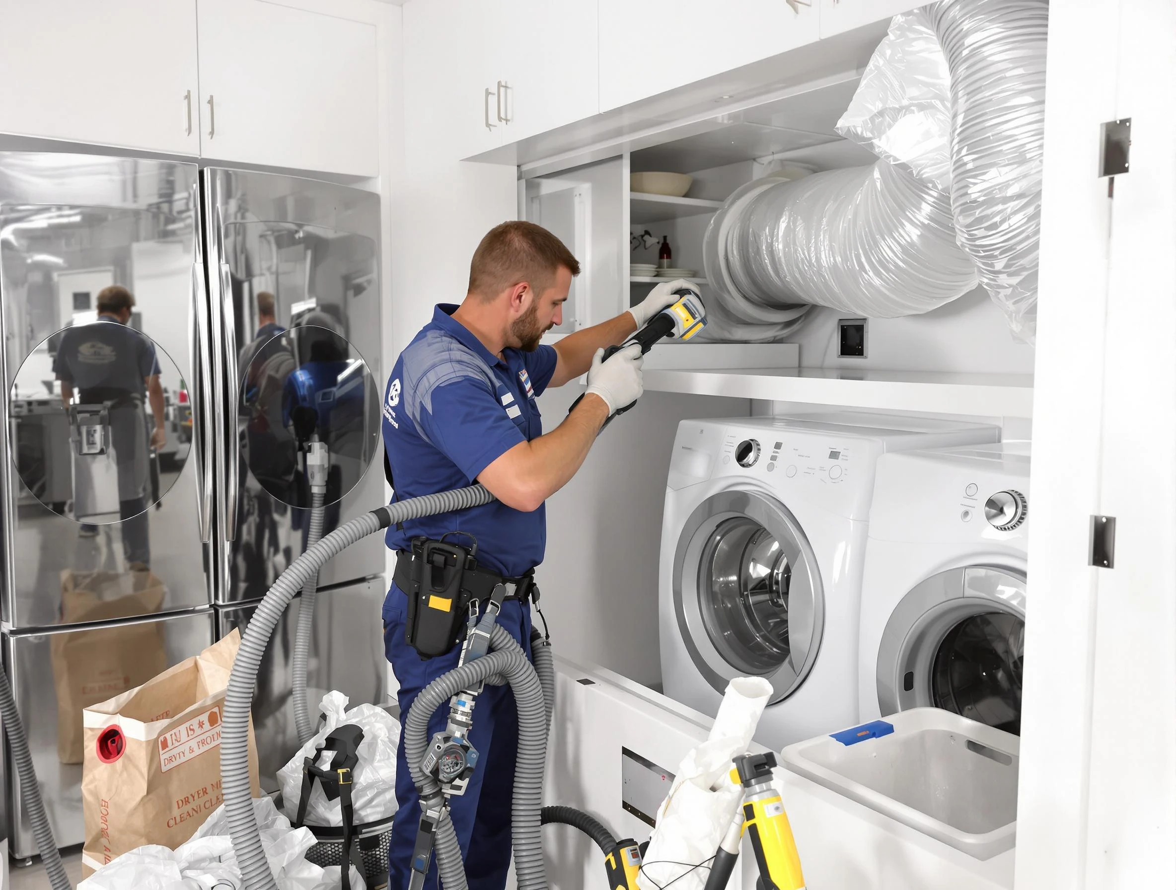 Professional duct cleaning by Albuquerque Dryer Vent Cleaning in Albuquerque
