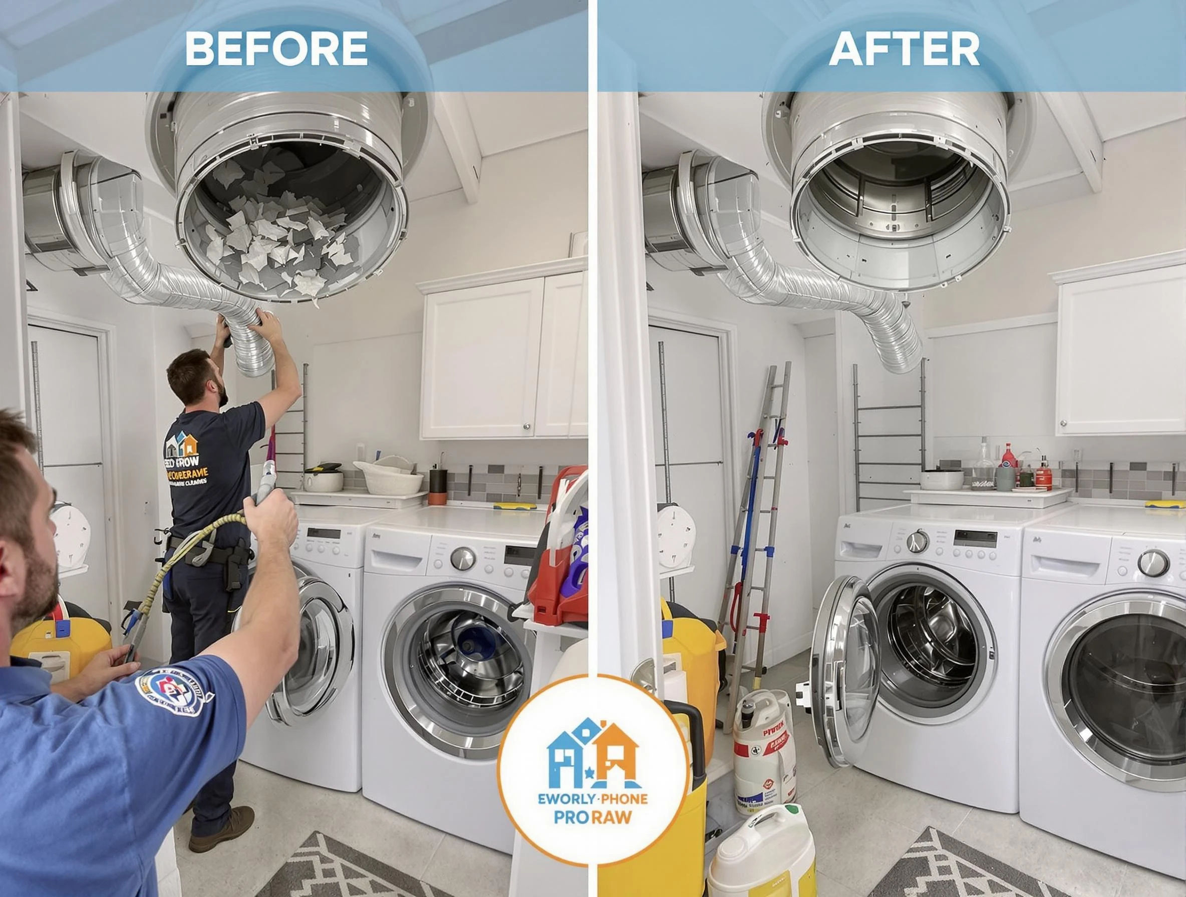 Residential dryer vent cleaning by Albuquerque Dryer Vent Cleaning in Albuquerque